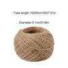 Hand-woven Jute Twine 100M/Roll Binding Rope  For Handmade Craft Baking Decoration Packing Gift Box