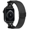 Миланские ремешки M-типа для Apple Watch Series 10 Ultra 9 8 7 SE 6 5 4 3 2 1 42 мм 49 мм 44 мм 40 мм Металлический ремешок из нержавеющей стали