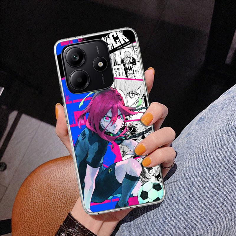 Blue Lock Chigiri Hyoma Phone Case For Xiaomi Redmi Note 15 14 13 12S 12 11 Pro Plus 14S 11S 11E 10 10S 11T 5G Personalized Cove