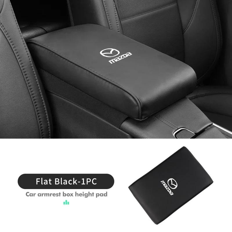 2025 Hot Car Armrest Box Height Pad Center Armrest Protective Cushion For Mazda Atenza Axela MX30 CX30 CX3 CX9 MX5 RX8 RX7
