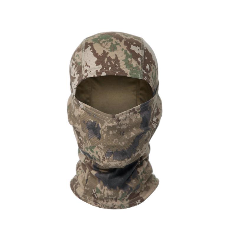 Men's Outdoor Cycling Tactical Camouflage Balaclava Sunscreen Skullcap Helmet Liner