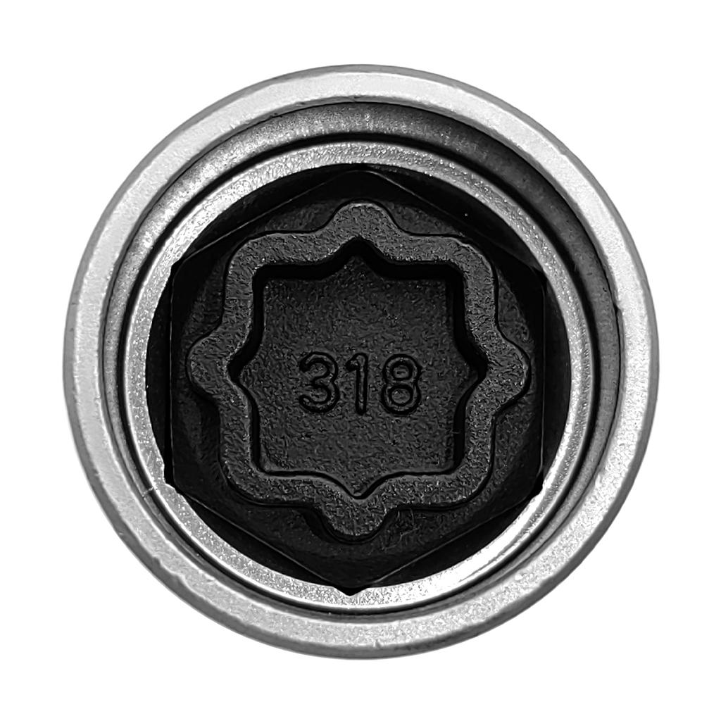 Replacement for Mercedes Benz Security Master Locking Wheel Nut Key 318 Anti-theft Screw Socket