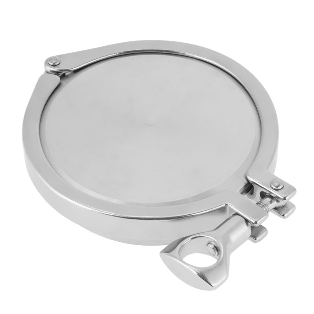 1 Set Stainless Steel Sanitary Pipe Fittings 102mm 4" End Cap Weld Ferrule Clamp Gasket