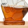 Party Drinkware Essentials Middle Finger Whiskey Decanter, 1000ml Glass Fist Dispenser with Stopper, Father's Day Present Unique Hand Shape