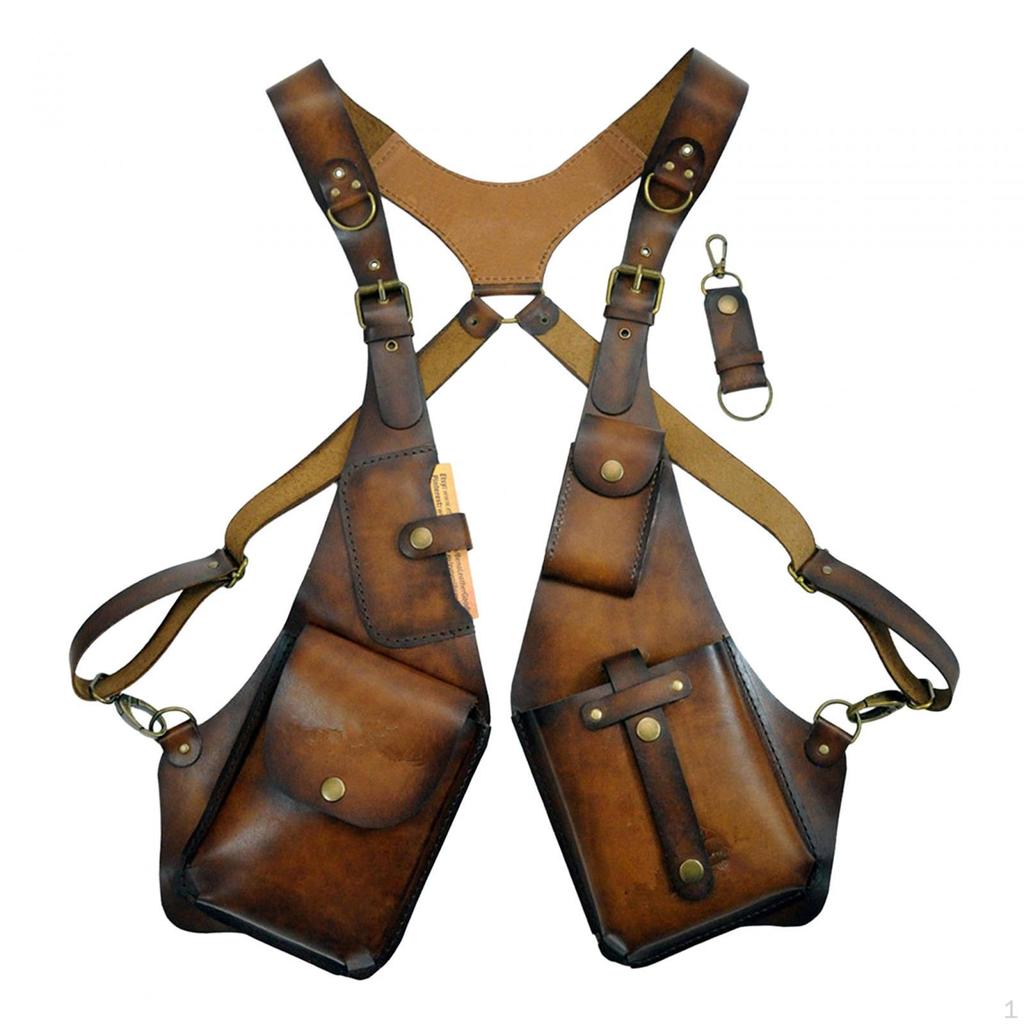 Скрытая сумка через плечо под мышками, кожаный рюкзак для мужчин и женщин, кошелек, карман