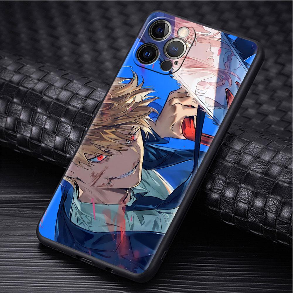 Чехол для телефона Comic Chainsaw Man для iPhone 11 13 Pro Max 12 Mini 7 8 Plus SE 2020 X XS 6 6S 5 5S Мягкая силиконовая задняя крышка Funda