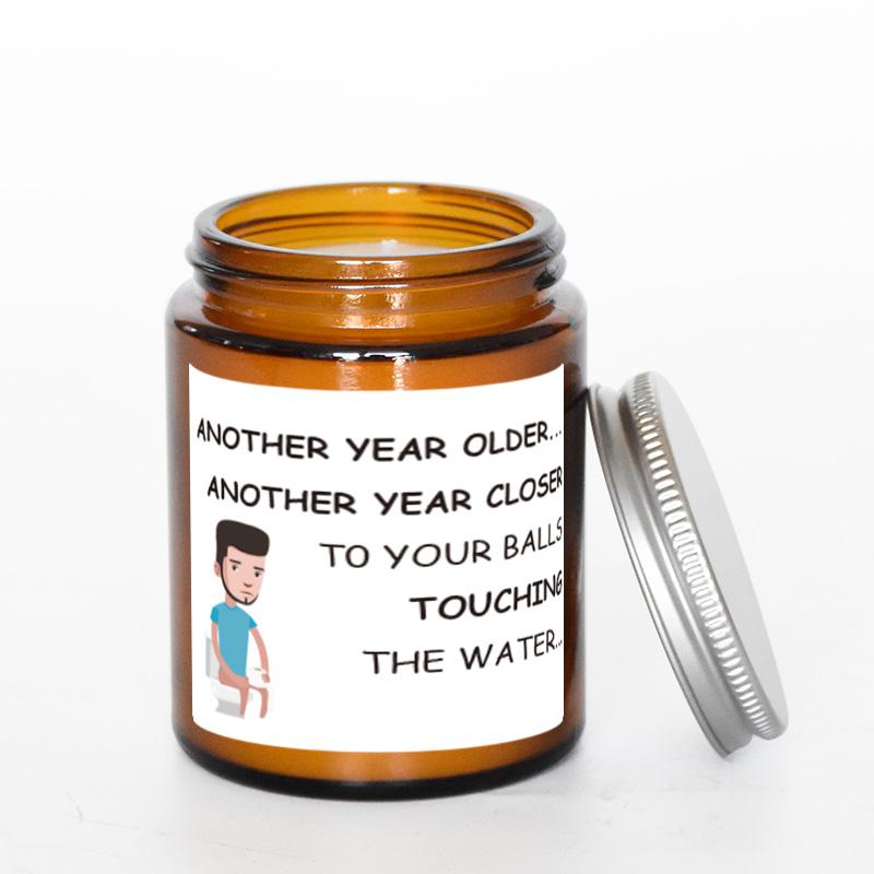 Inspired Aromatic Soy Wax Candles Custom Glass Jar Home Fragrance Candles Cute Birthday Christmas Halloween Gifts
