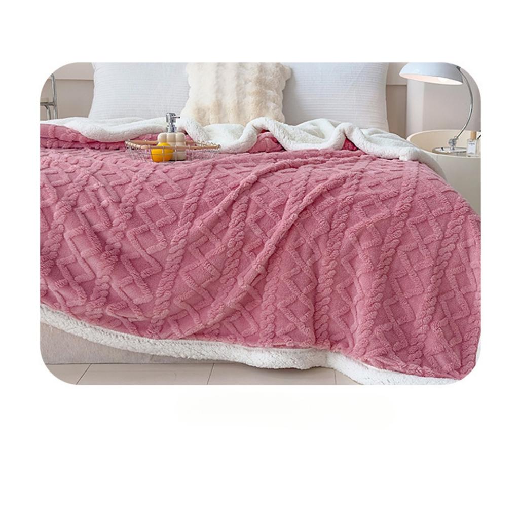 Imitation Lamb Wool Tafu Wool Blanket, Office Nap Blanket, Sofa Cover Blanket, Seasonal Air Conditioning Blanket, Small Blanket