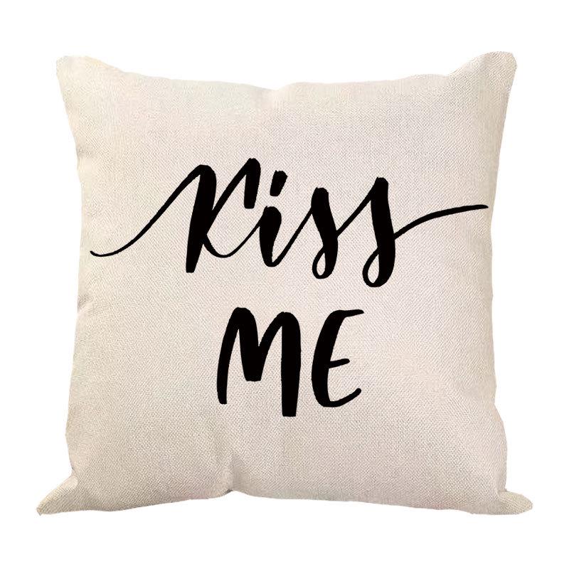 Новая наволочка с рисунком любовного письма ко Дню святого Валентина, наволочка для диванной подушки