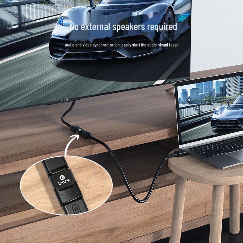 Переходник-удлинитель HDMI «мама-мама» Biyazi для подключения к телевизору и компьютеру