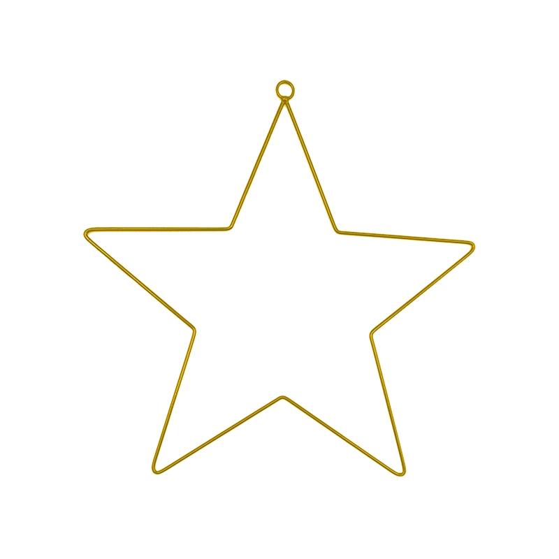 DIY Wrought Iron Metal Ring Wire Wreath Frame Hoop Macrame Rings for Handmade New Year Gift A0KF