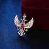 Мужская Русская Корона с Двуглавым Орлом Брошь - Значок на Лацкан Пиджака
