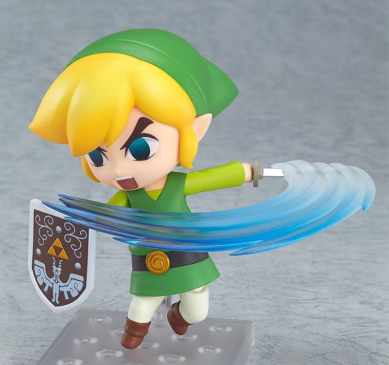 Good Smile Company Nendoroid The Legend of The Wind Waker HD Линк Вейкер Пластиковая Раскрашенная Подвижная Фигурка Зельда (Ветер Вер.) Немасштабируемый (Переиздание)