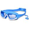 Очки для плавания на открытом воздухе с защитой от запотевания и берушами для детей 3-12 лет, для мальчиков и девочек, профессиональные очки для плавания