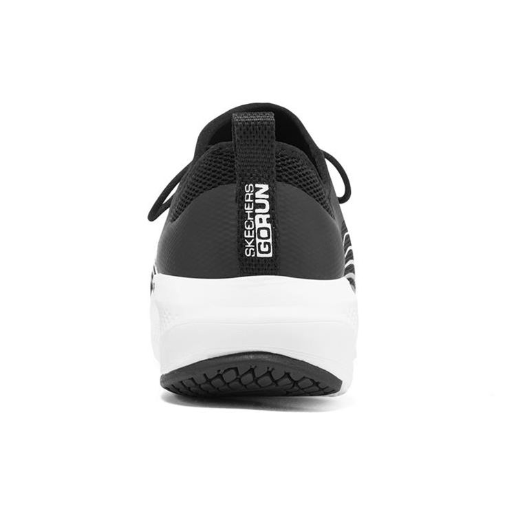 Skechers Go Run Elevate Низкие кроссовки для бега с круглым носком на шнуровке из сетки Женские кроссовки Черный 128329-BKW