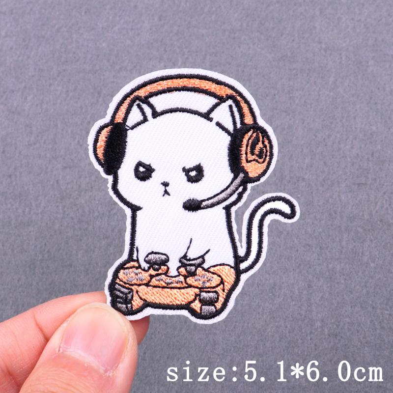 Cartoon Animal Patch Iron On Patches For Clothing Thermoadhesive Patches On Clothes Hip Hop Embroidery Patch For Clothes Badges