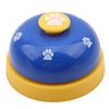 Pet Call Bell Dog Ball-Shape Paws Printed Meal Feeding Educational Puppy Interactive Training Tool