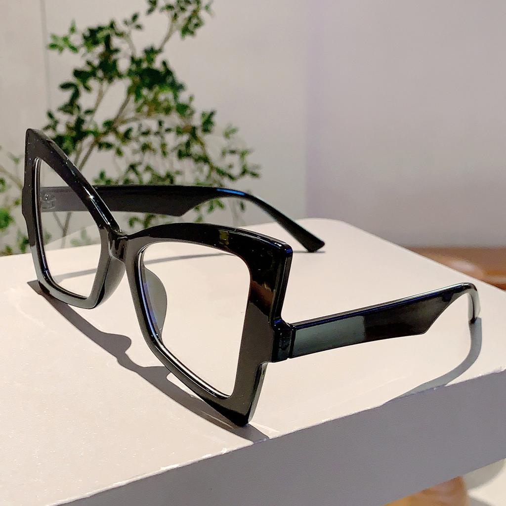 Винтажные оверсайз оправы для очков Женские Модный брендовый дизайн Форма бабочки Очки Трендовые Новые Очки без диоптрий