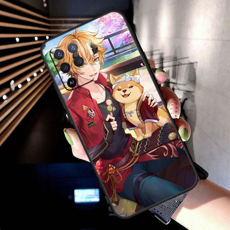 Игровой чехол Thoma Genshin Impact для Oppo A17 A57 A77 A76 A16 A96 A18 A60 A80 A40 A38 A58 A78 A98 A94 A74 A54 A15 A5 Pro