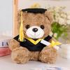 Graduation Bear Plush Toy, Doctor Bear Stuffed Animal in Gown, College Graduate Gift, Christmas Present, Soft Cuddly 12 Inches