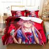 Yuno Gasai Mirai Nikki Комплект постельного белья Single Twin Full Queen King Size Комплект постельного белья Aldult Boys Bedroom Duvetcover Sets Anime Bed