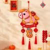 Traditional Spring Festival Door Decoration Horse Year Hanging Ornaments  Party Decoration