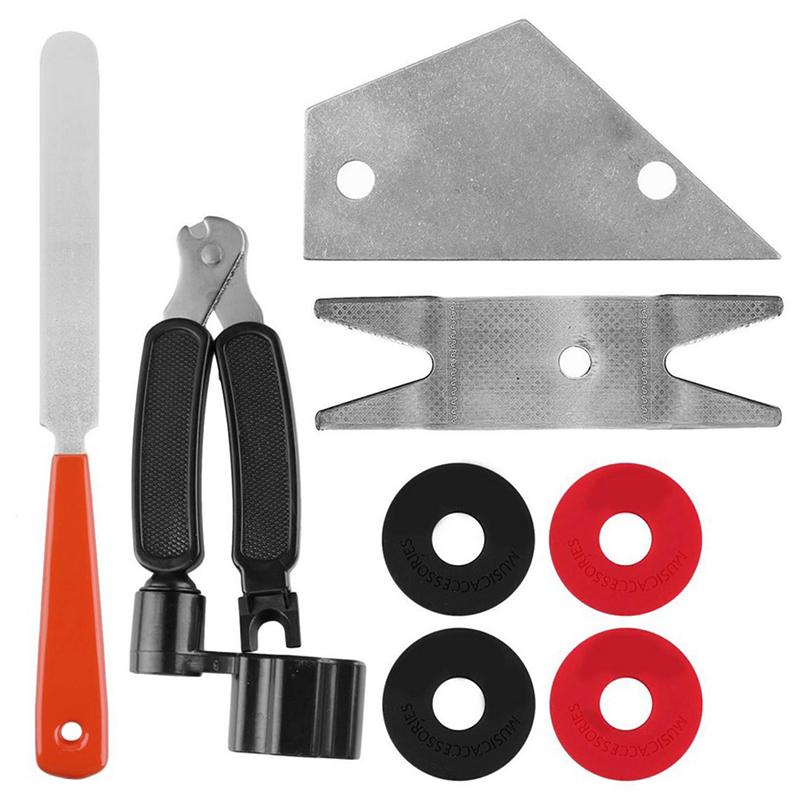 Набор для ухода за гитарой Luthier, инструменты для ремонта и обслуживания, полный набор инструментов для гитары, плоскогубцы