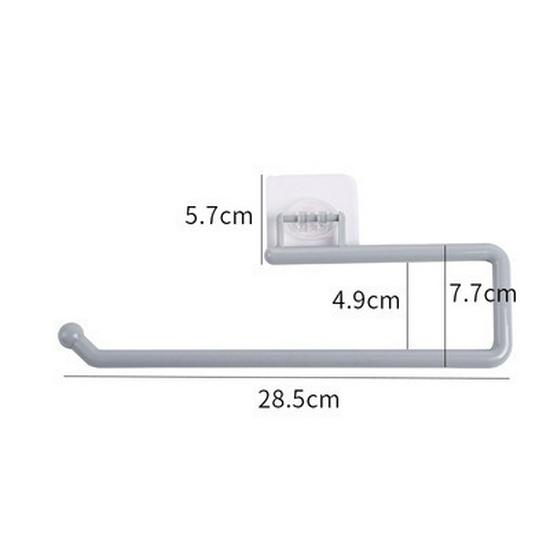 Регулируемая стойка для хранения бумажных полотенец без сверления для кухонных и ванных шкафов