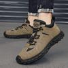 Мужские походные ботинки класса люкс, минималистичный дизайн, отдых на природе, прогулки, повседневная работа в офисе, классические мужские ботинки серого и хаки