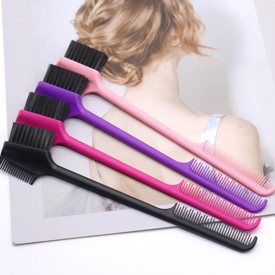 6 шт. Щеточка для бровей с двойной головкой и расческой, многофункциональная щетка для укладки бровей, профессиональная портативная дорожная женская косметика, инструменты для ухода за бровями