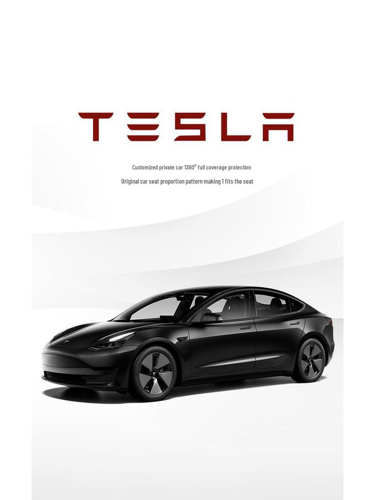 Чехол на сиденье из натуральной кожи для Tesla Model 3/Y