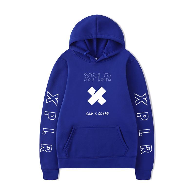 Autumn Winter Sam and Colby Printed Men's Hoodie Brand Hoody Clothes Vintage Fashion Casual Unisex Long Sleeve Pullovers