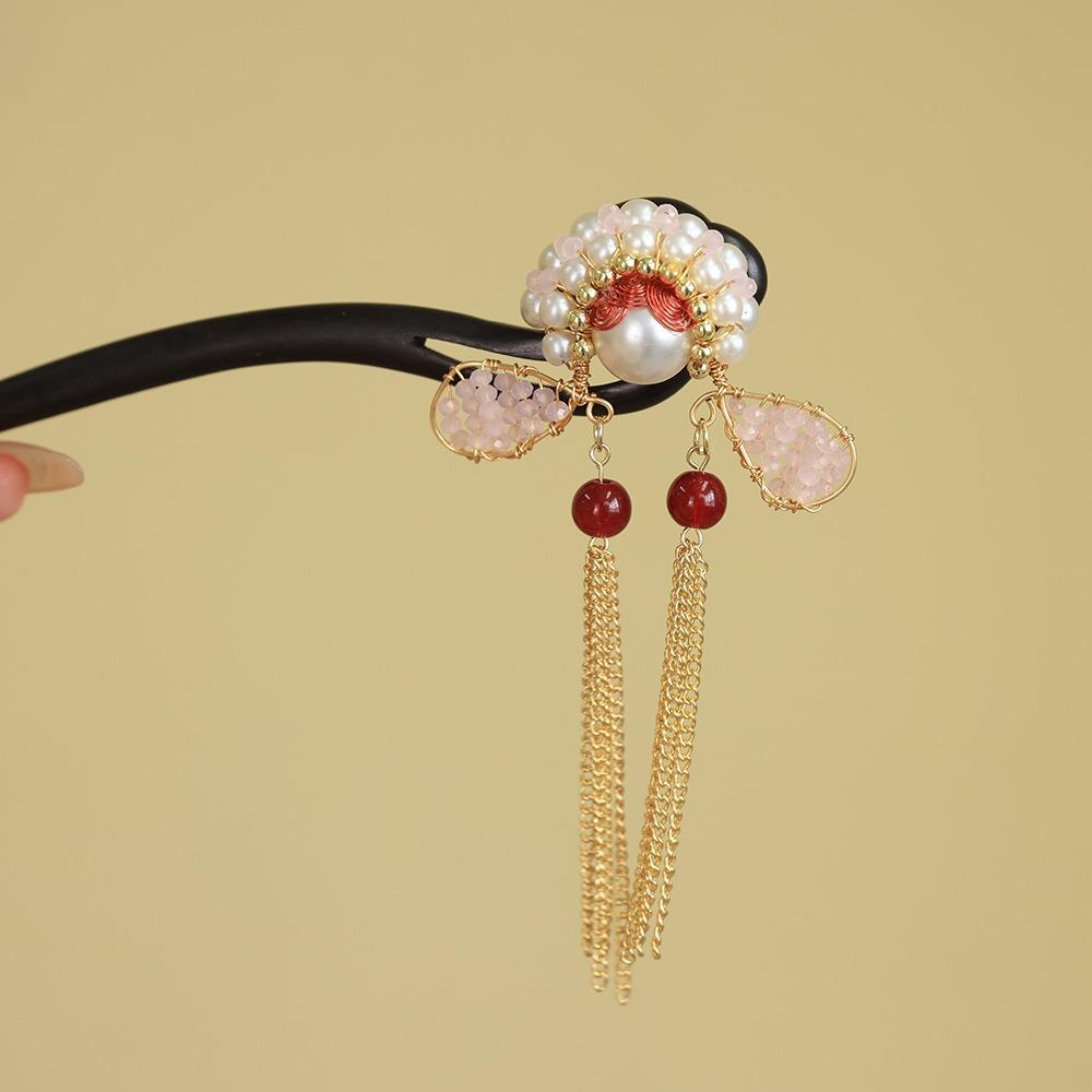 Tassel New Chinese Style Hair Clip Red Hanfu Hairpin Beijing Opera Hair Accessories Bridal