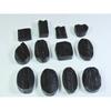 432Cts. Natural Black Tourmaline Mix Shape Cabochon Loose Gemstone 11Pcs Lot C-358