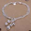 Fine Noble  Sterling  Solid Chain Bracelet For Women Men Charm Party Gift Wedding Party Fashion Jewelry