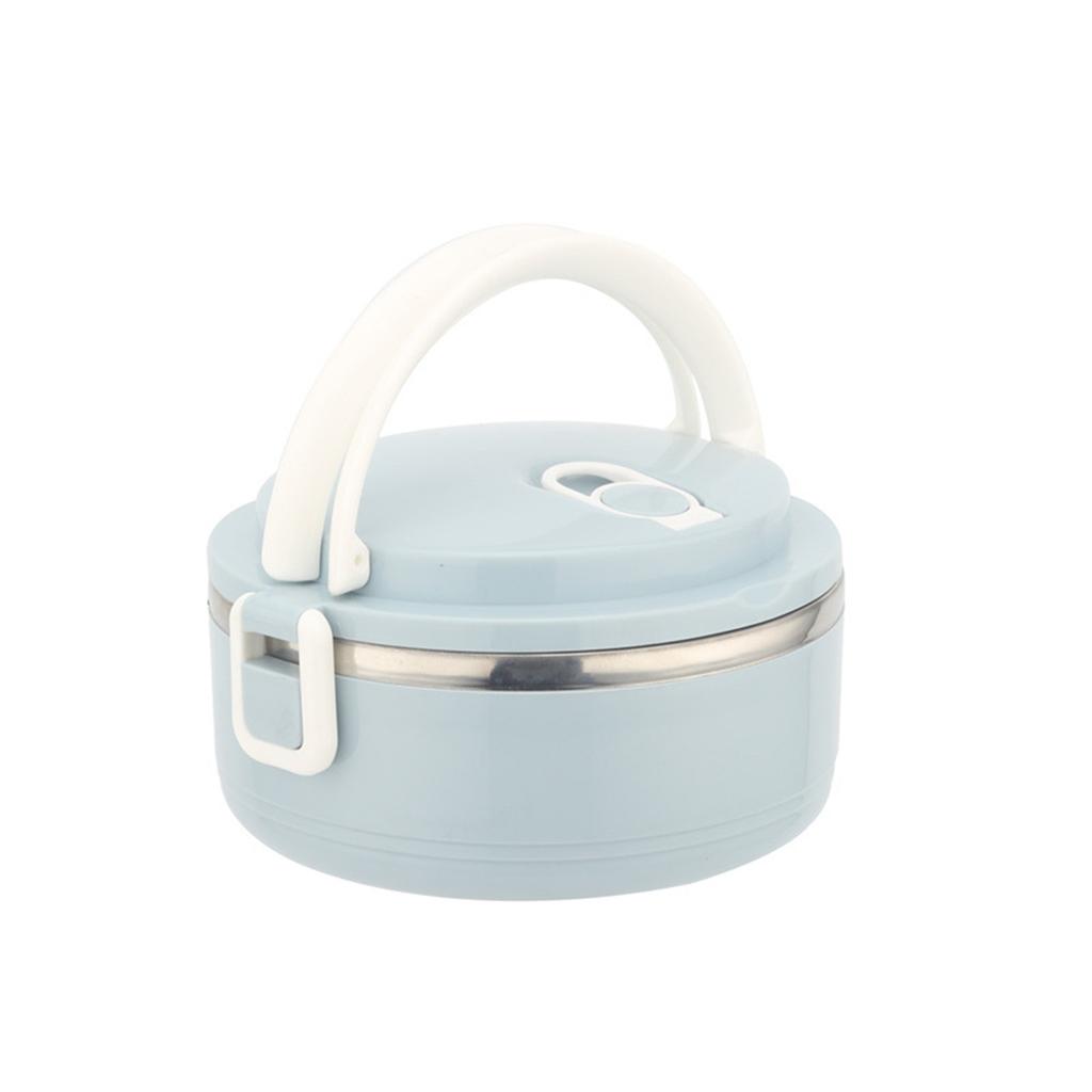 Портативный набор ланч-боксов для хранения, подогрева, контейнер для обеда с ручкой, термоконтейнер из нержавеющей стали, можно использовать в микроволновой печи, контейнер для салата/еды