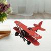 Классическая модель самолета Биплан Скульптура для Декора Дома и Офиса
