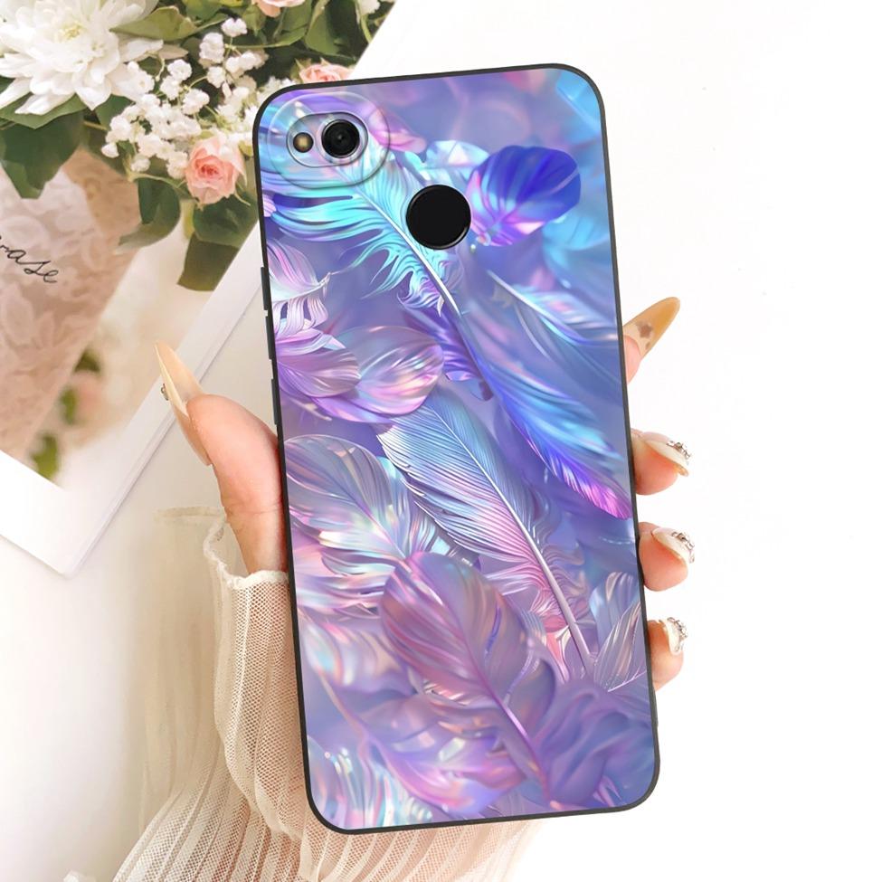 Чехол для телефона For Redmi 4x Чехол Модный Мультяшный Милый Смешной Расписной Силиконовый Чехол For Xiaomi Redmi 4x