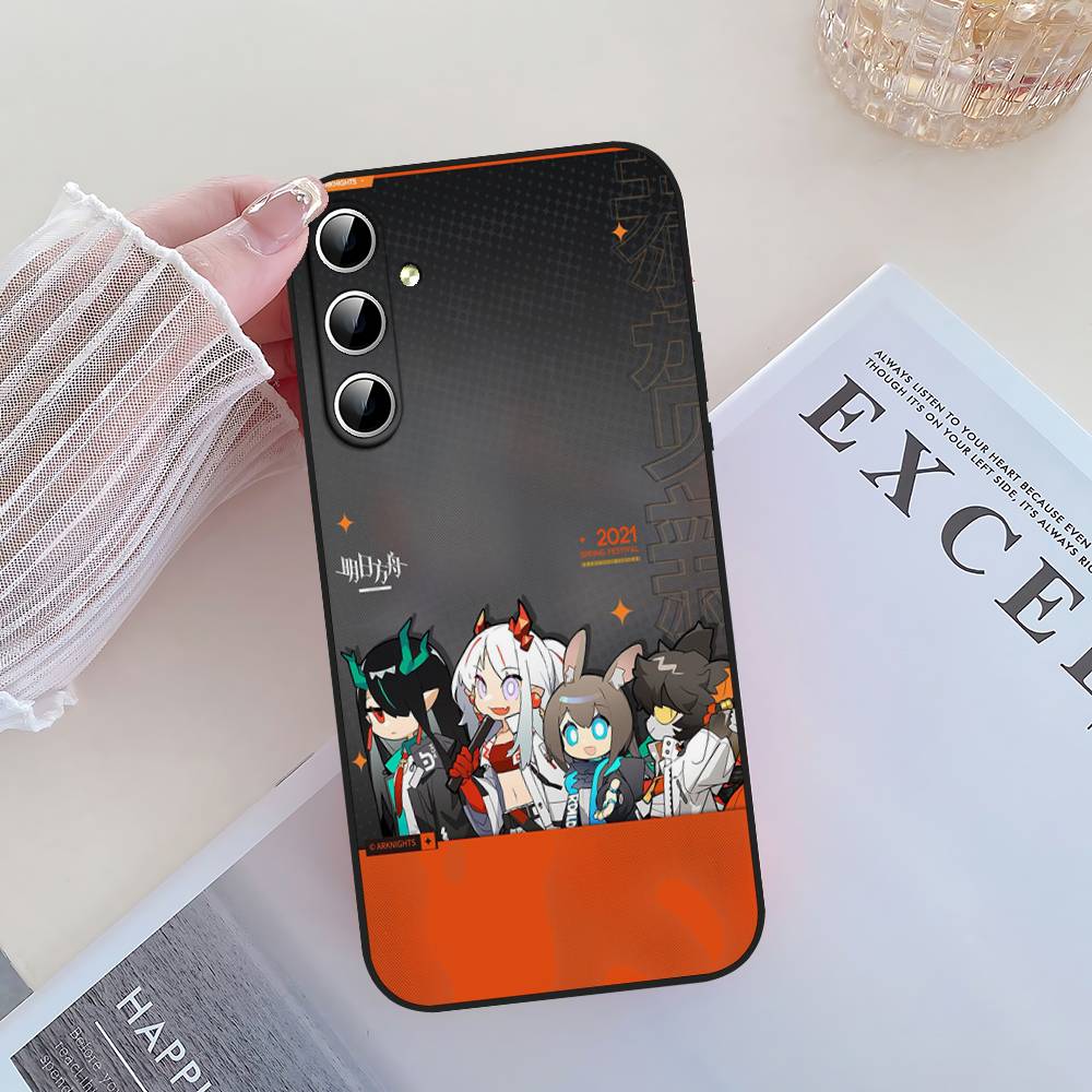 Чехол для телефона Arknights (Игра A) Для Samsung Galaxy S21 S22 S23 S24ULTRA S25ULTRA FE Ultra Plus5G A52S S26 Мягкий чехол