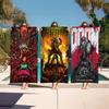 Крутое пляжное полотенце из микрофибры с принтом из фильма D-Doom, для скалолазания, йоги, пляжа, плавания, бега, впитывающее, мягкое полотенце