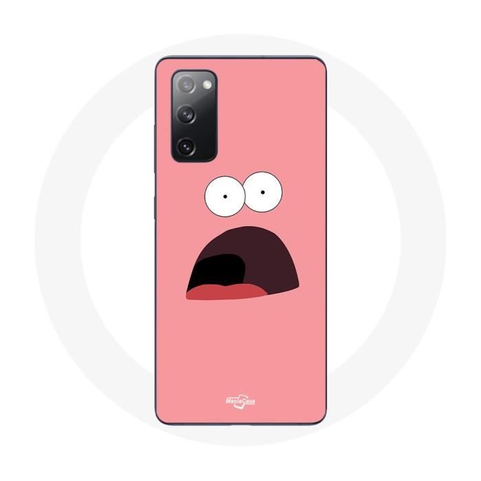 Чехол - MANIACASE - Samsung Galaxy S20 FE - Мягкий - Губка Боб - Розовый