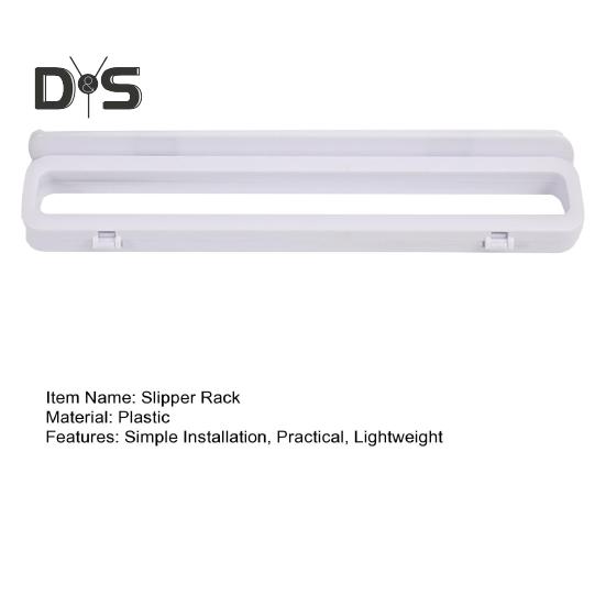 Подставка для тапочек настенный органайзер складная конструкция простая установка ванная комната многоцелевой держатель для хранения тапочек