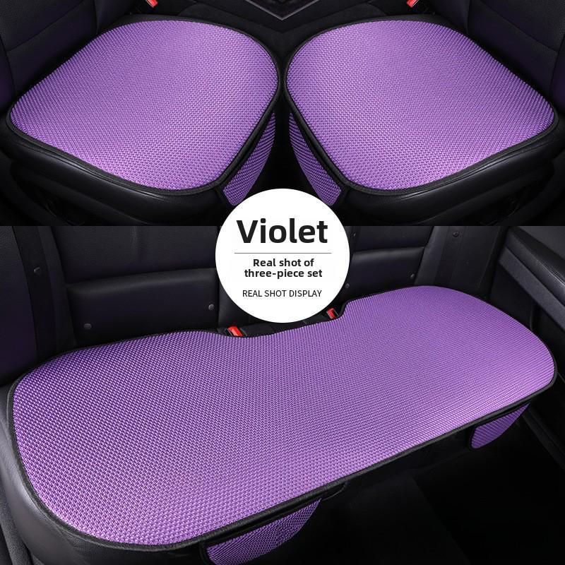 Универсальный комплект подушек на сиденье автомобиля - Ice Silk, нескользящая, дышащая, охлаждающая подкладка