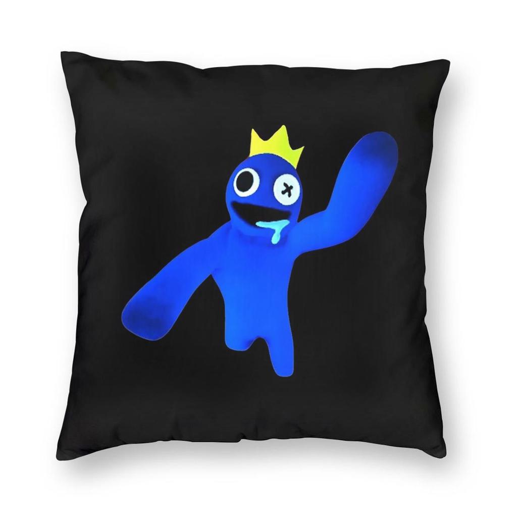 Персонажи Rainbow Friends Квадратная наволочка Чехол на подушку Подушка Декоративная подушка для дома Спальни Машины
