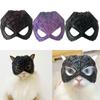 Аксессуар для костюма косплея Маска Бэт-кота Мстителя Черная маска кота с паутиной Для кошек и собак