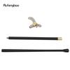 Golden White Snake Head Biting Walking Cane Fashion Decorative Walking Stick Gentleman Elegant Cosplay Cane Knob Crosier 92cm