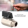 2PCS Brass Brass Ball Valve Silver Household Tap Water Ball Valve  General Plumbing Use