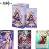 Оригинальная карта Genshin Impact Сцена III Гений Призыва Карточная игра TCG Боевая карта Ху Тао Чжун Ли Аниме Игра Коллекционные Карты Детская Игрушка Подарок