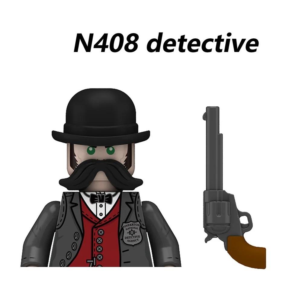 West Cowboy Westworld Building Blocks Police John Marston Arthur Morgan Mini Action Figure Toys