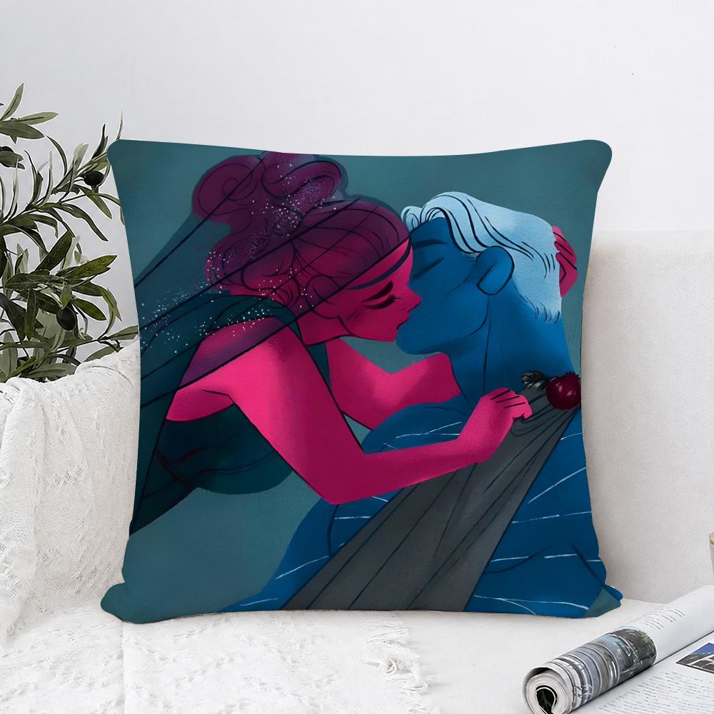 LLore OOlympus Comics Anime Cushion Cover Plush Fabric Soft Double Sided Print Sofa Cushion Cover Throw Pillow Covers